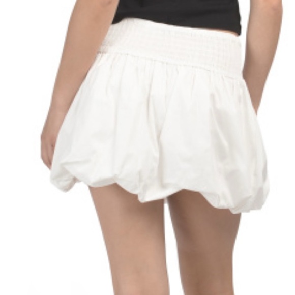 Torn by Ronny Kobo Florence White Bubble Mini Skirt Size Small NWT - Picture 2 of 7